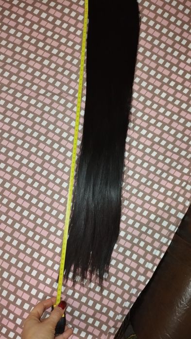 Хвіст,шиньйон темно коричневий