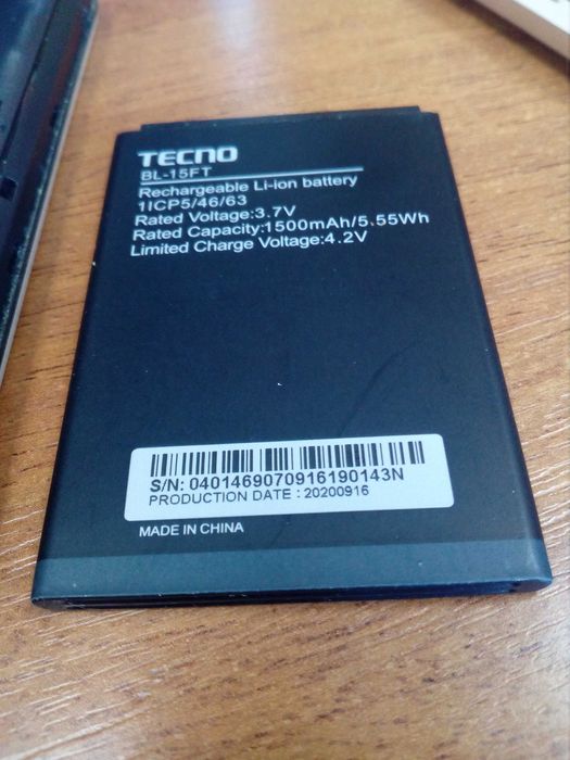 Мобильный телефон, кнопочный, моноблок TECNO T454, две SIM