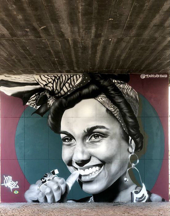 Arte urbana painel mural graffiti street art pintura