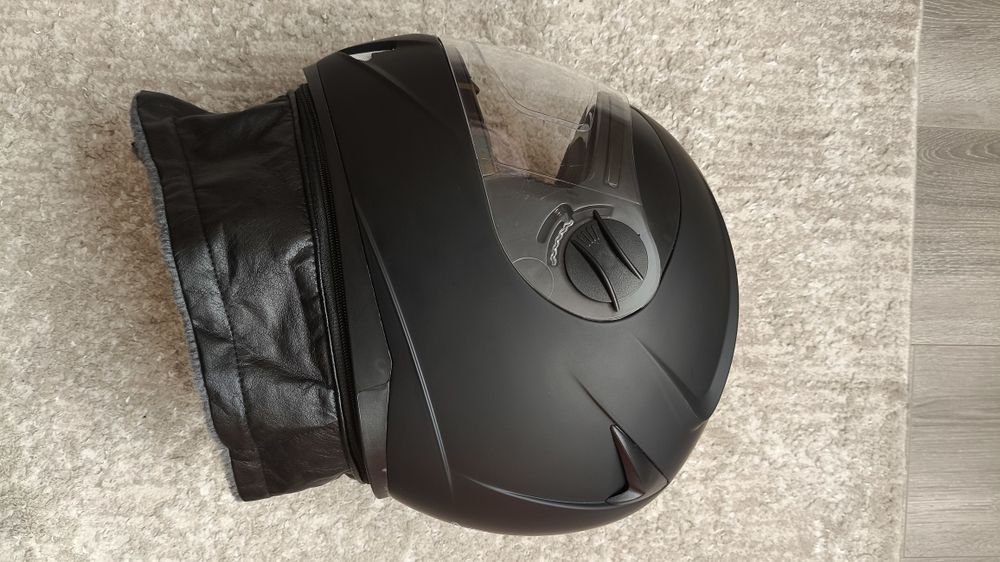 Мотошолом DFG Helmets+захист шиї +чохол