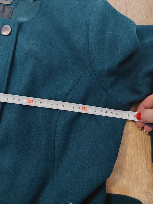Piękny wełniany płaszcz damski Massimo rozm XL
