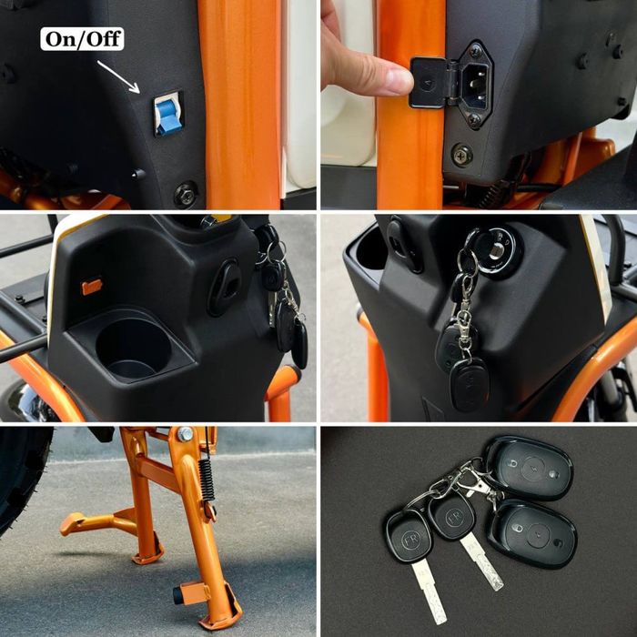 Електроскутер вантажний Keyto 02 Urban Deliver 1200W 60V,40Ah