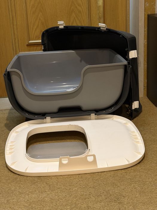 Liteira casa de banho com filtro SAVIC para gato