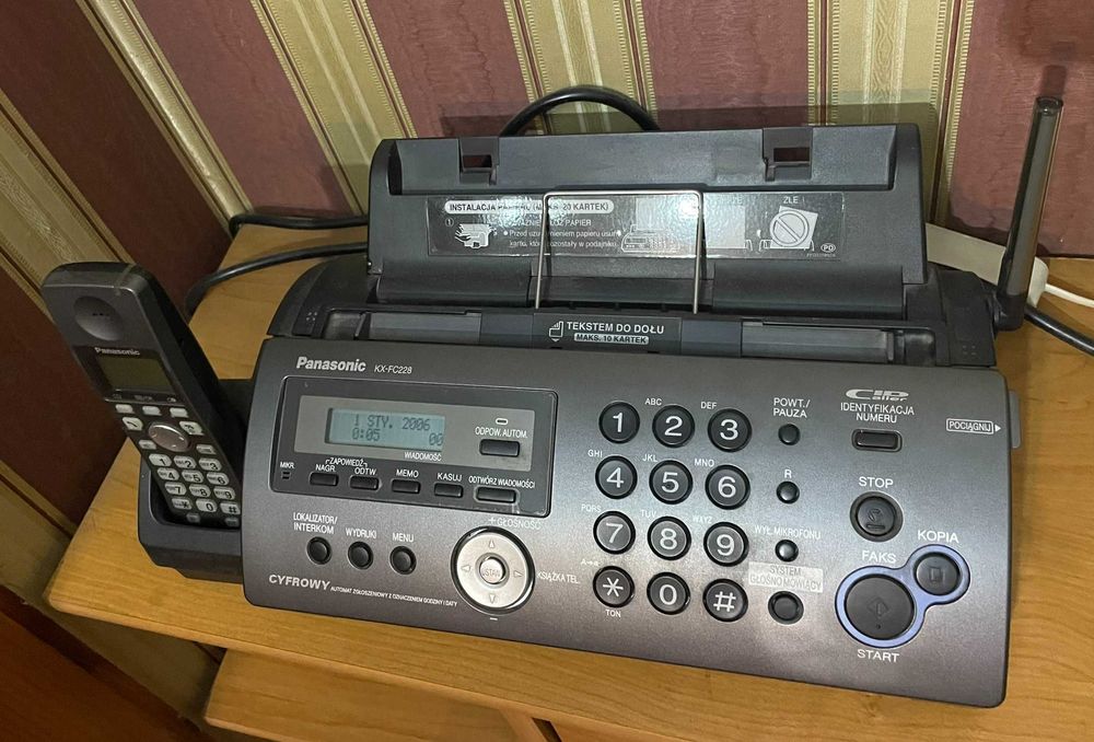 FAX z telefonem bezprzewodowym Phillips