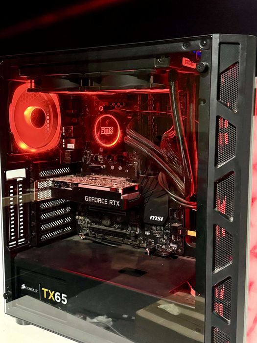 Komputer Gamingowy i5-6600K RTX 3050 6GB 32GB DDR4 HDD TX650 Z170A