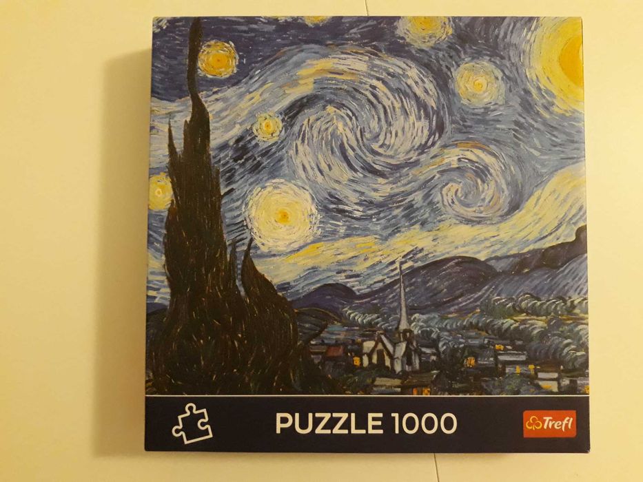 Puzzle 1000 Trefl Noc gwiaździsta Vicent van Gogh