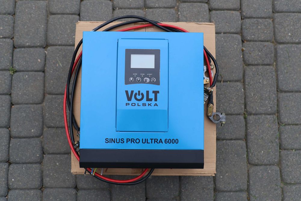 Volt Polska SINUS PRO ULTRA 6000 (3000/6000W) + 60A MPPT Inverter Solarny [Off-Grid 24V]