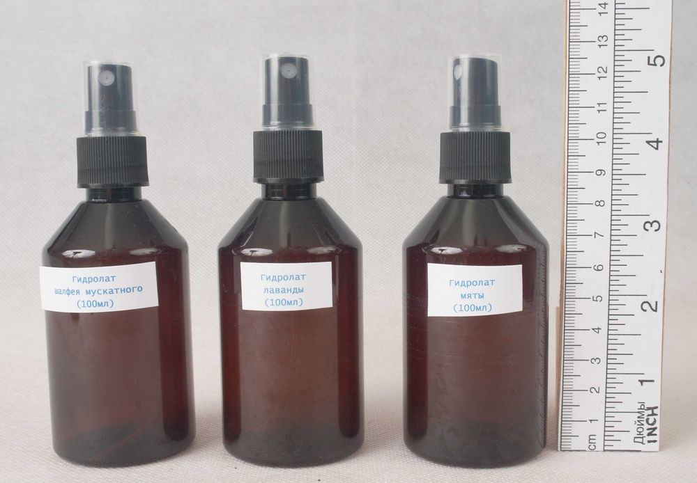 Гидролат мяты, лаванды, тимьяна, шалфея, мелиса, можевельник 100мл