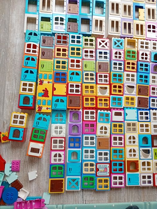 Dach ściana okno drzwi LEGO Duplo