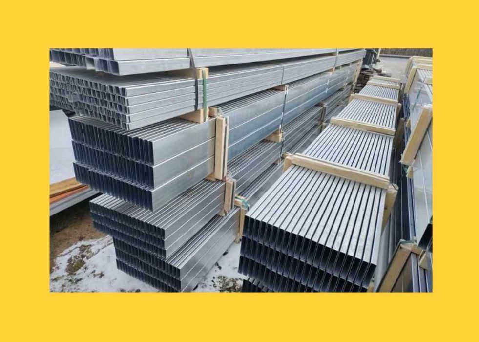 Profil ocynkowany 100/20/ i 100x20 ocynkowany bramy 5-6 m