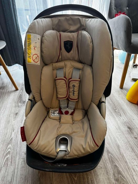 Cybex Cloud Z I-Size + Baza Isofix Beżowy - Ferrari Fotelik 0-13 kg