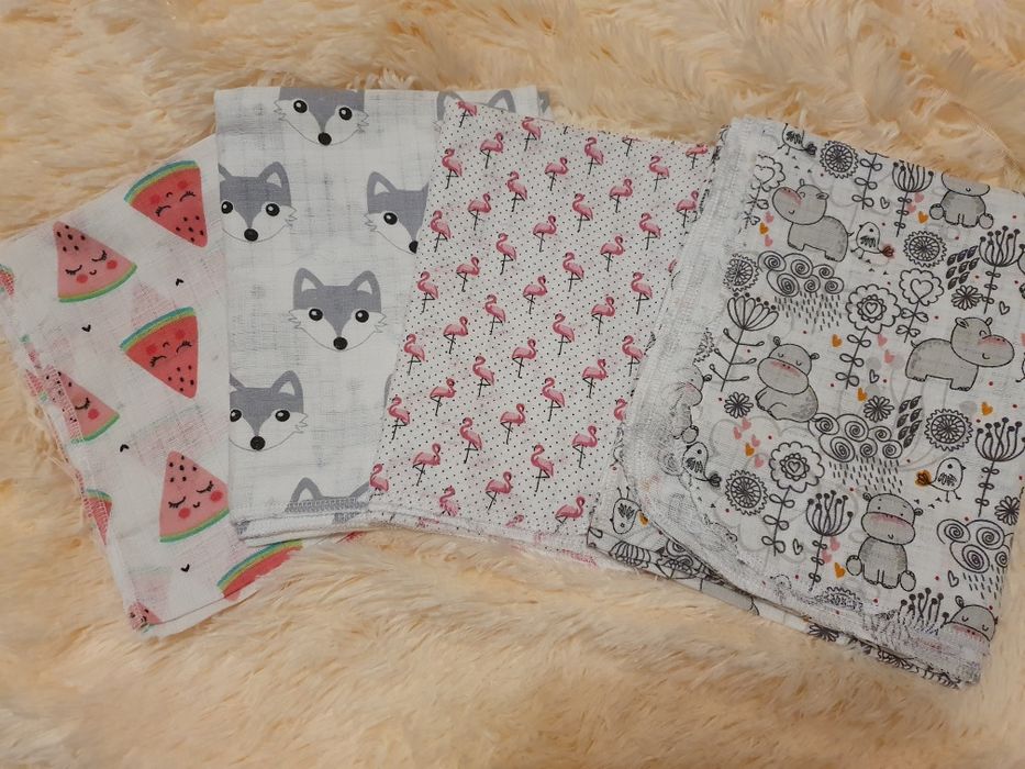 Хлопковые пеленки, муслиновые, фланель