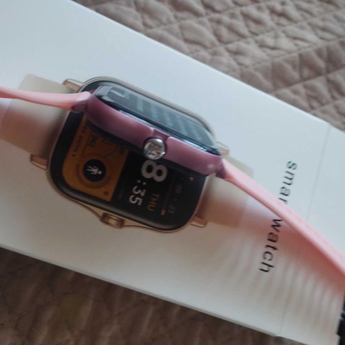 Zegarek Smart watch różowy idealny prezent nowy - okazja aplikacja