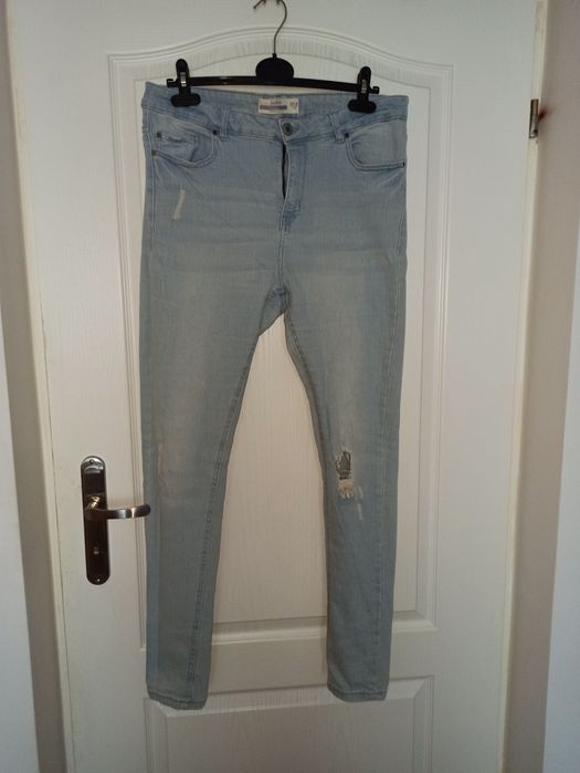 Dlugie spodnie jeansowe rozm 44