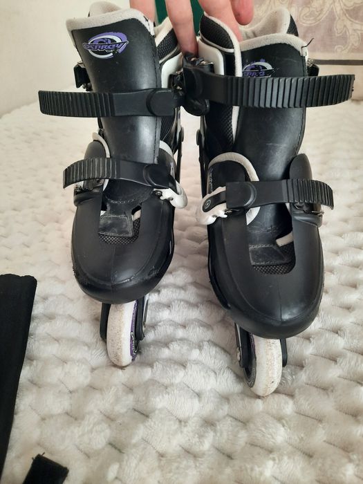 Ролики роликовые коньки регулируемые 33-37