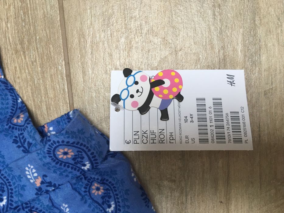 Nowa letnia sukienka h&m roz. 104