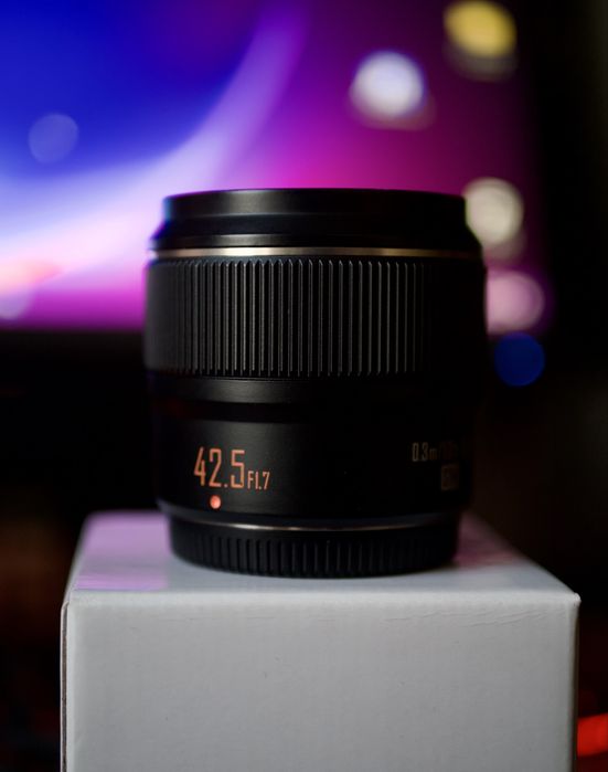 Обʼєктив Yongnuo 42.5mm f1.7 mark 2 micro 4/3 panasonic olympus