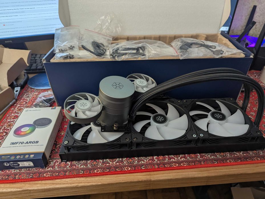 Водяне охолодженя СРО Silverstone IceMyst 420. AM5/4 LGA 1700/1851