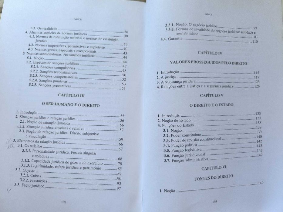 Livro "Noções Elementares de Direito" de Pedro Eiró