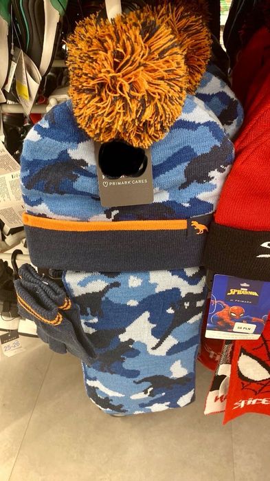 Шапка, рукавички, шарф дитячий 9-10 років новий Primark