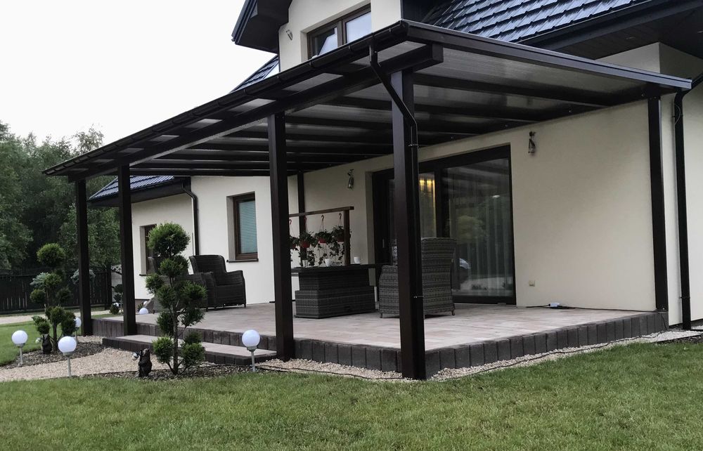 Zadaszenie tarasu, ogród zimowy. SOLIDNE !  Nie aluminium.