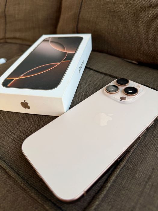 IPhone 16 pro, 256gb, Desert titanium. Состояние идеальное
