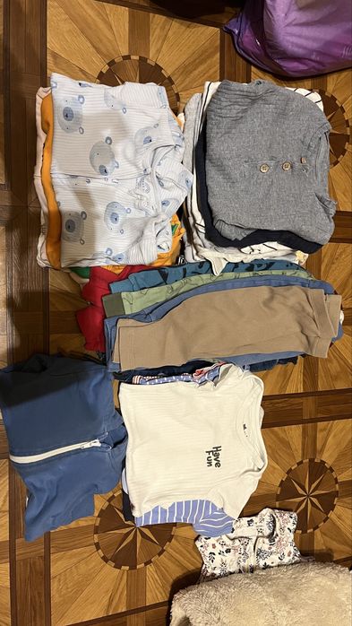 Paczka ubrań od 56-80/86 do roku czasu