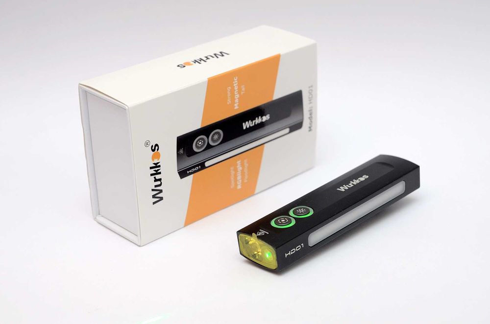 Wurkkos HD01 1200lm зеленый лазер RGB подсветка ліхтар