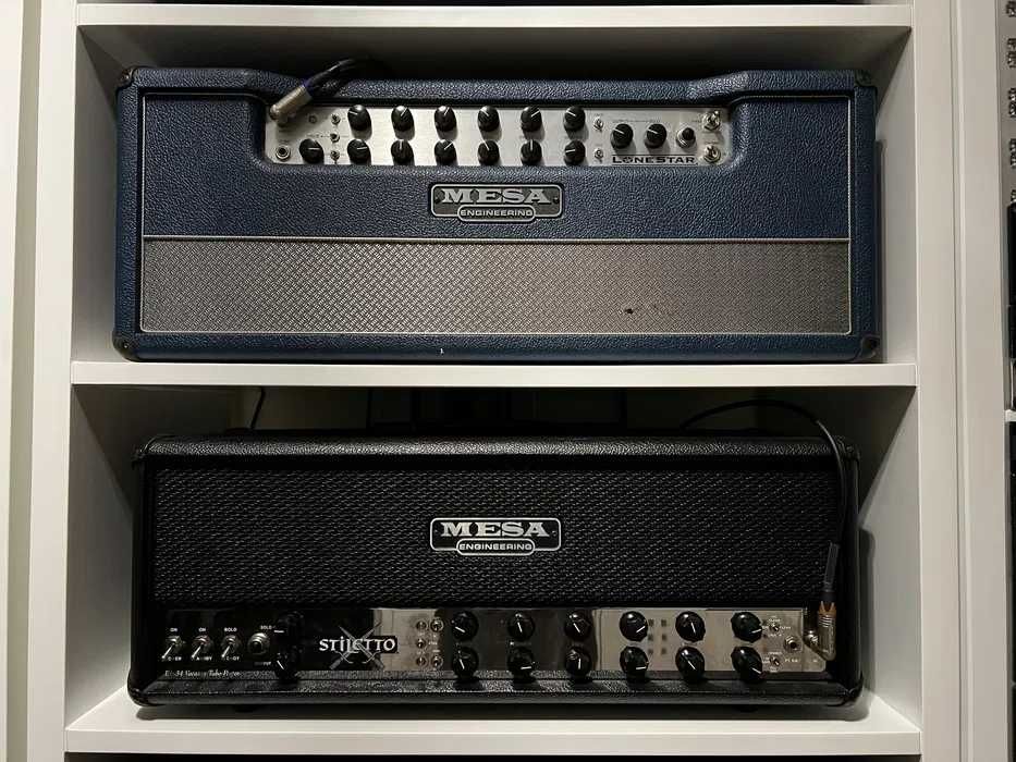Amplificadores de guitarra a válvulas Mesa Boogie, Fender e Framus