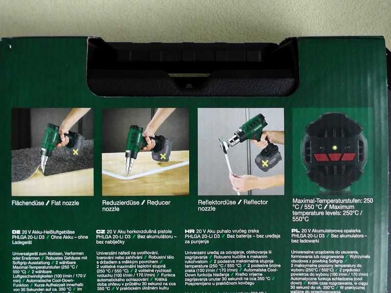 Opalarka Parkside bezprzewodowa 20V