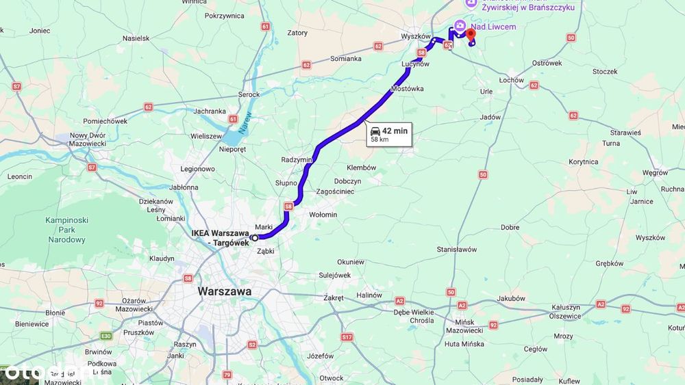 Nad rzeką Liwiec | blisko Warszawa, Wyszków, Kamieńczyk, Nadkole