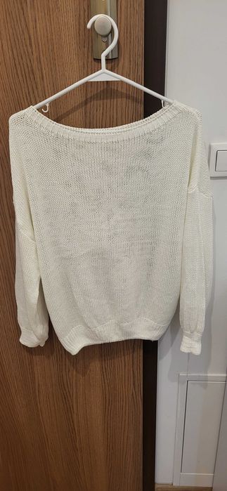 Ażurowy sweterek kimono