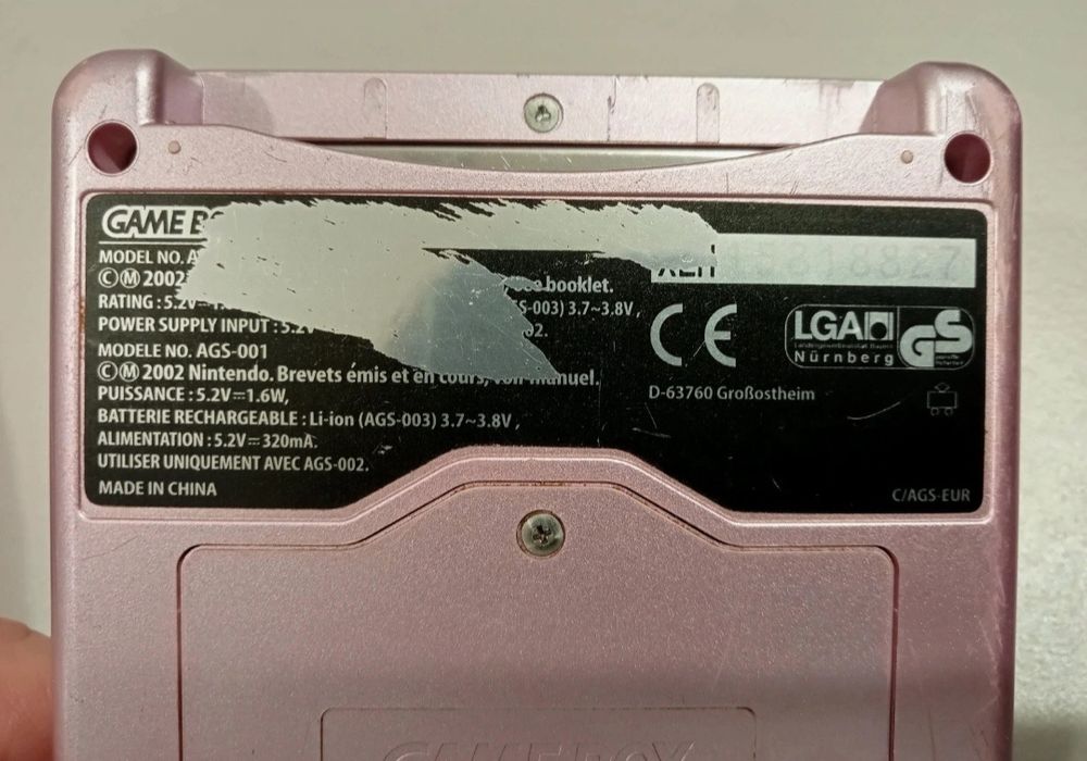 Gameboy Advance SP - Rosa