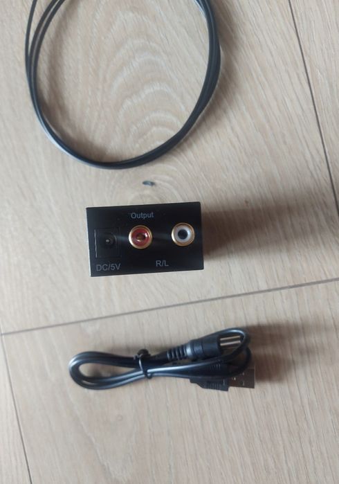 Konwerter audio Bluetooth. Dzwięk z tv i tekefonu przez wzmacniacz.