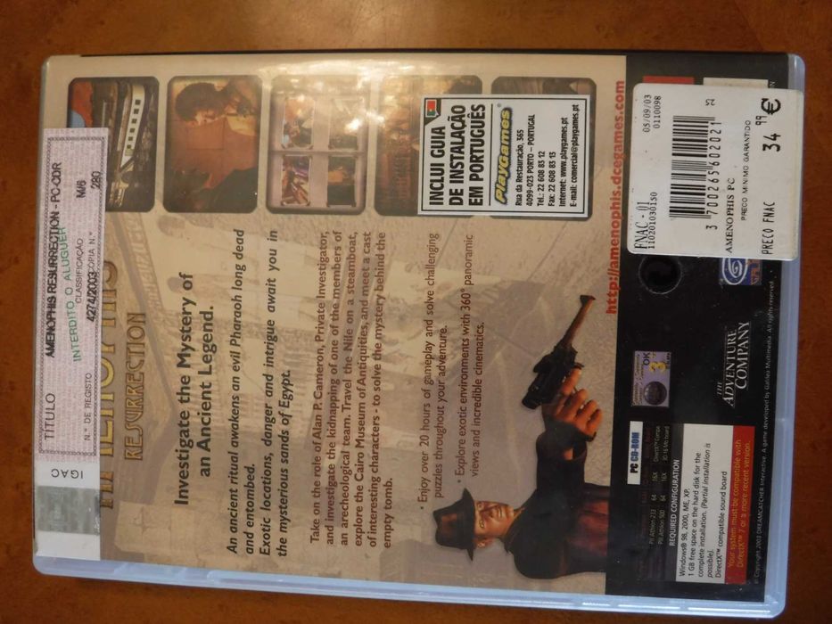 Amenophis Ressurrection PC CDROM