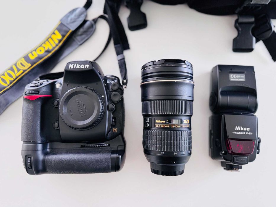 Nikon D700 + Lente Nikon 24-70mm f/2.8 + Flash Nikon SB-800