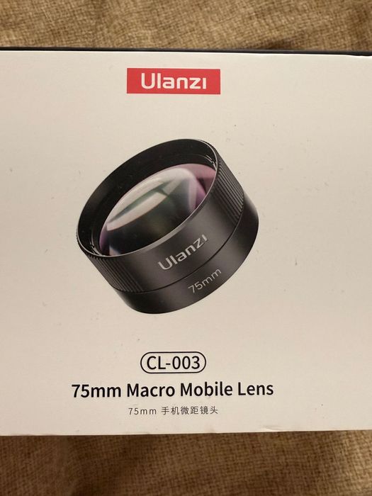 Lente macro Para fotografar com telemóveis