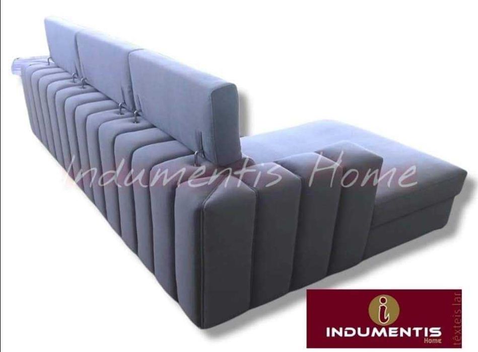 SOFÁS FEITOS POR MEDIDA - VARIEDADE DE CORES E TECIDOS