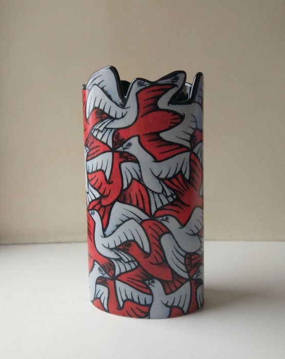 Дизайнерська ваза Escher птахи