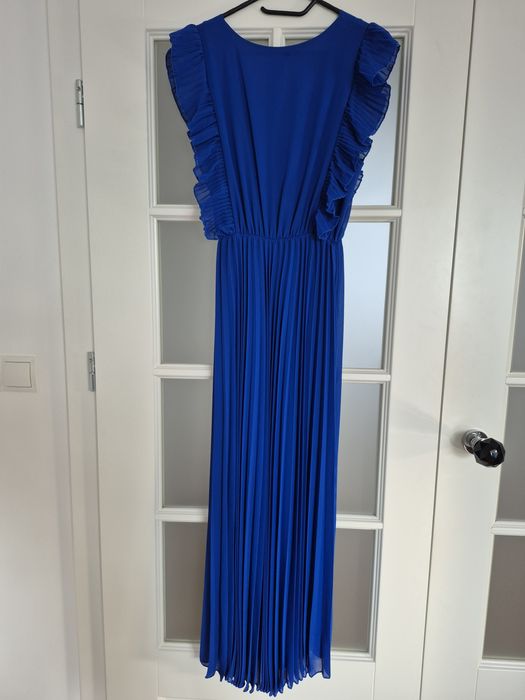 Sukienka maxi plisowana