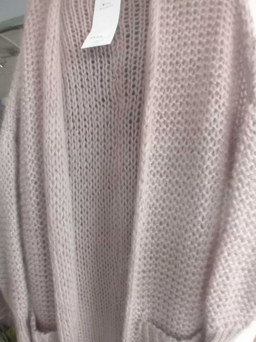 KOLORY Sweter długi baby kid moher i merino By o la la