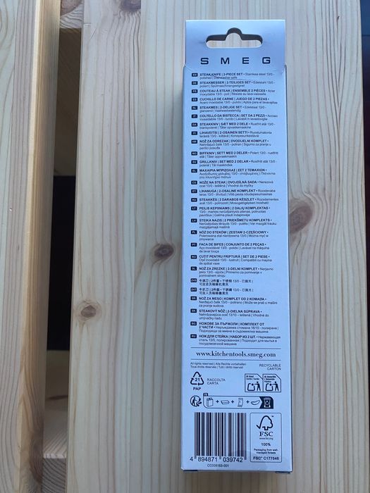 Facas  Smeg novo na embalagem