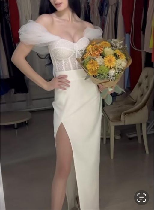 Свадебное платье  костюм дае юбки