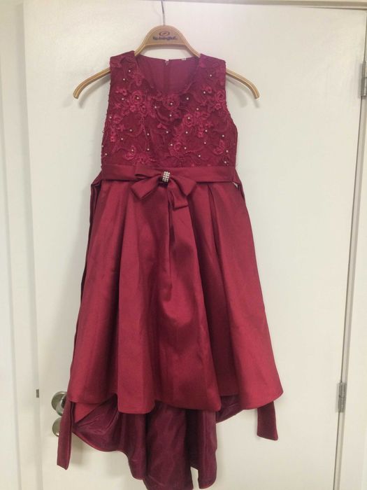 Vestido cerimonia bordeaux