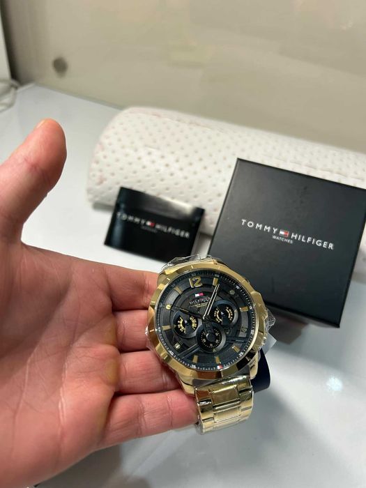 NOWY! Zegarek męski złoty Tommy Hilfiger Luca