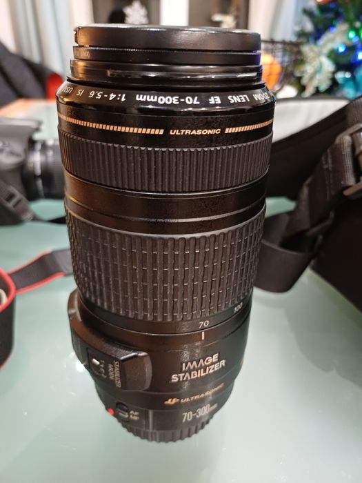 Canon 100d com 3 lentes: EF 70-300 IS USM