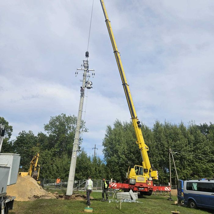 Usługi dźwigowe, usługi podnośnikiem koszowym