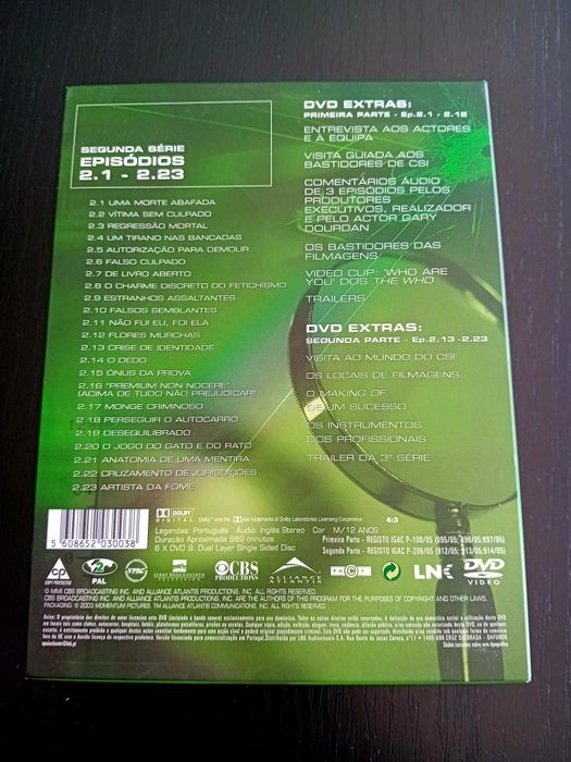 Dvd csi Las vegas 6 discos