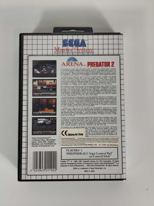 Predator 2 - Sega Master System
