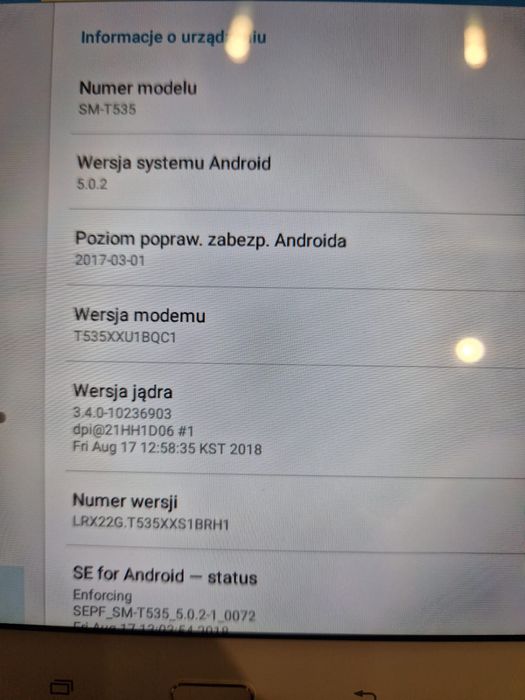 Tablet Samsung Galaxy tab4